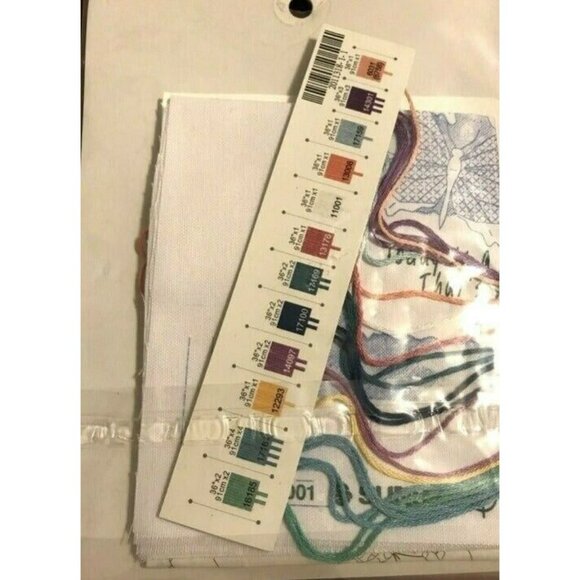 Cross Stitch Kit Dimensions Today Is A Gift #16730 Complete Stamped Sealed 5x7 - Picture 4 of 5